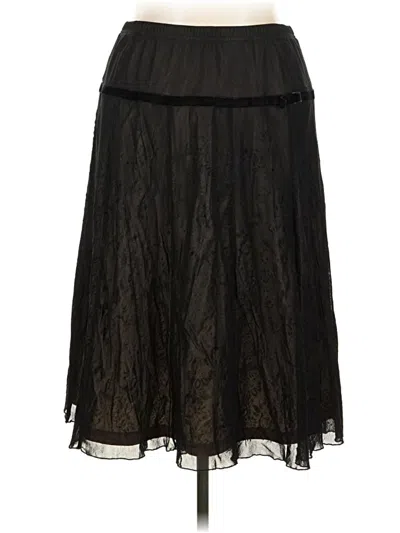 Pre-owned Coldwater Creek Formal Skirt In Black