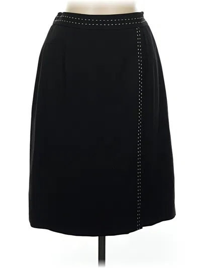 Pre-owned Coldwater Creek Formal Skirt In Black