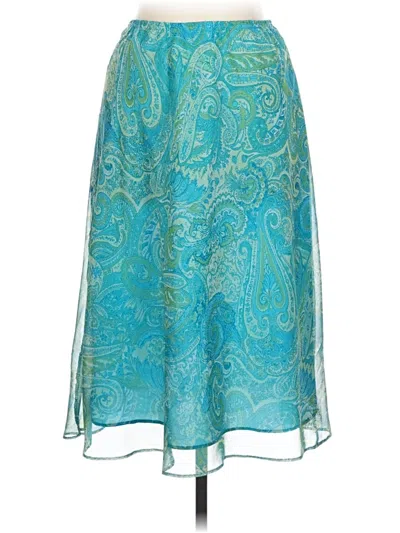 Pre-owned Coldwater Creek Formal Skirt In Blue