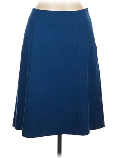 Pre-owned Coldwater Creek Formal Skirt In Blue