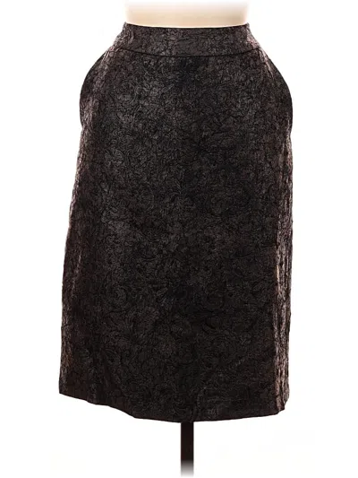 Pre-owned Coldwater Creek Formal Skirt In Brown