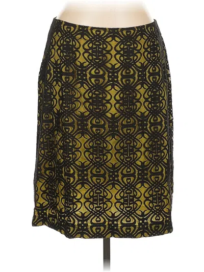 Pre-owned Coldwater Creek Formal Skirt In Gold