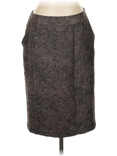 Pre-owned Coldwater Creek Formal Skirt In Gray