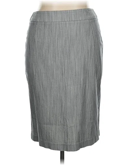 Pre-owned Coldwater Creek Formal Skirt In Gray