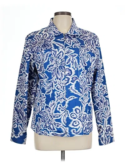 Pre-owned Coldwater Creek Jacket In Blue