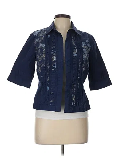 Pre-owned Coldwater Creek Jacket In Blue