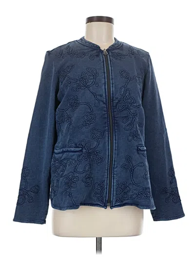 Pre-owned Coldwater Creek Jacket In Blue