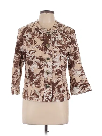 Pre-owned Coldwater Creek Jacket In Brown