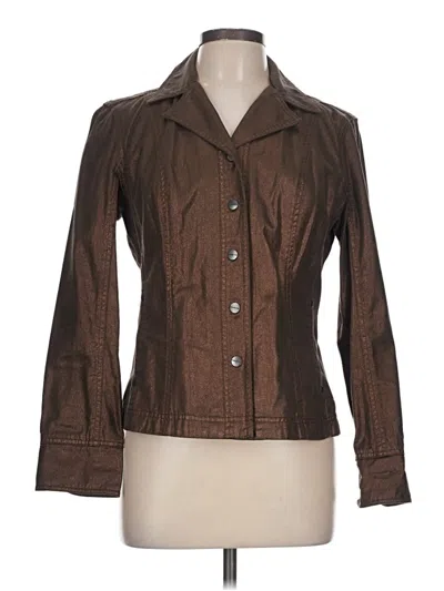 Pre-owned Coldwater Creek Jacket In Brown