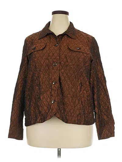 Pre-owned Coldwater Creek Jacket In Brown