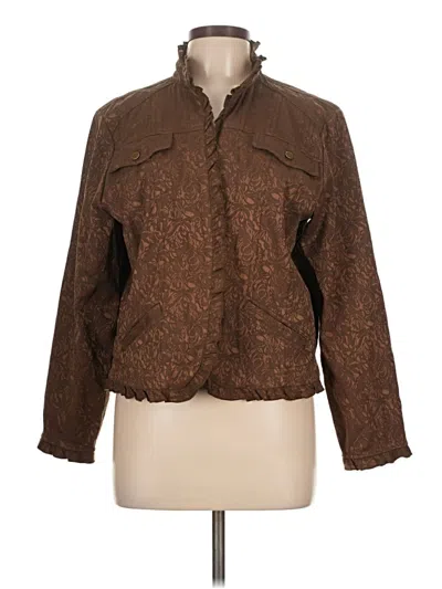 Pre-owned Coldwater Creek Jacket In Brown