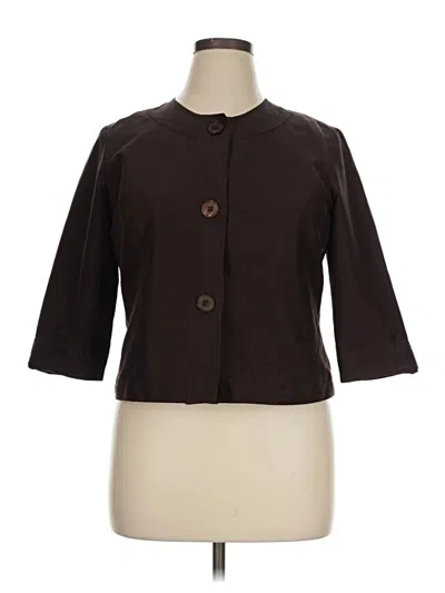 Pre-owned Coldwater Creek Jacket In Brown