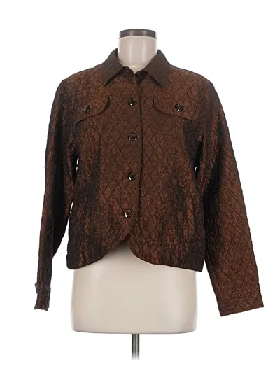 Pre-owned Coldwater Creek Jacket In Brown