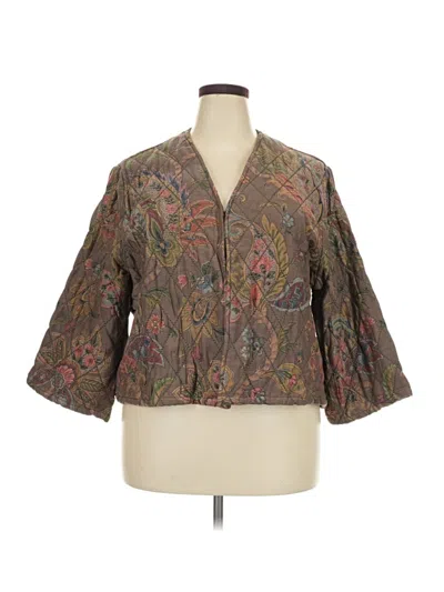Pre-owned Coldwater Creek Jacket In Brown