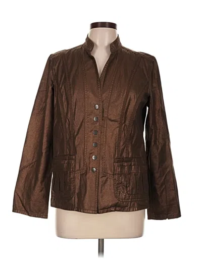 Pre-owned Coldwater Creek Jacket In Brown