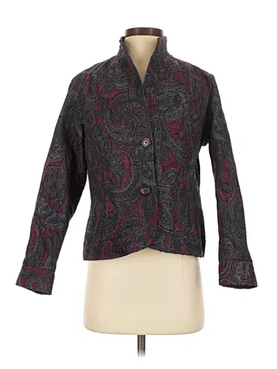 Pre-owned Coldwater Creek Jacket In Burgundy