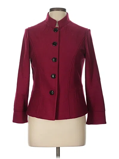 Pre-owned Coldwater Creek Jacket In Burgundy