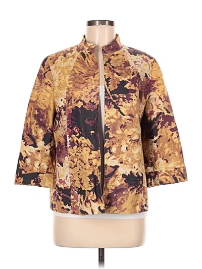 Pre-owned Coldwater Creek Jacket In Gold