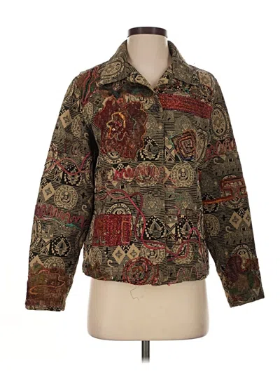 Pre-owned Coldwater Creek Jacket In Gold