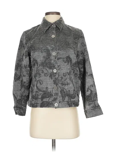 Pre-owned Coldwater Creek Jacket In Gray