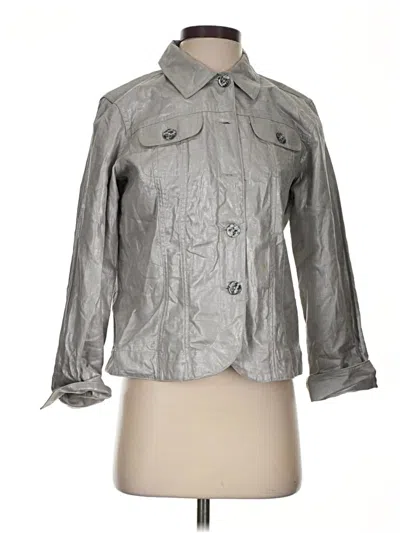 Pre-owned Coldwater Creek Jacket In Gray