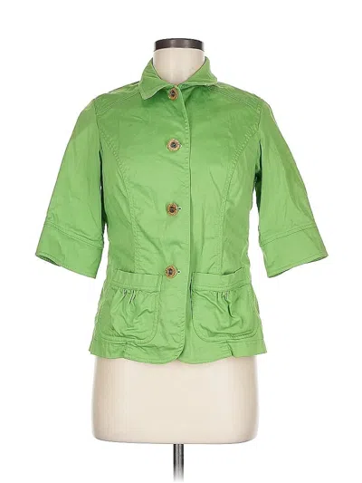 Pre-owned Coldwater Creek Jacket In Green