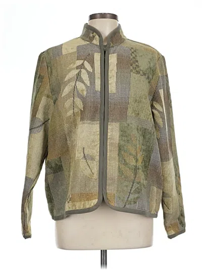 Pre-owned Coldwater Creek Jacket In Green