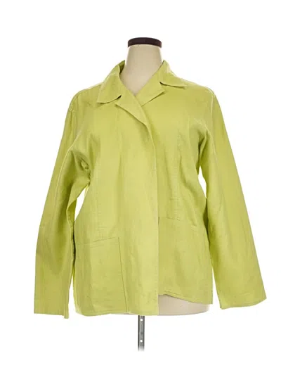 Pre-owned Coldwater Creek Jacket In Green
