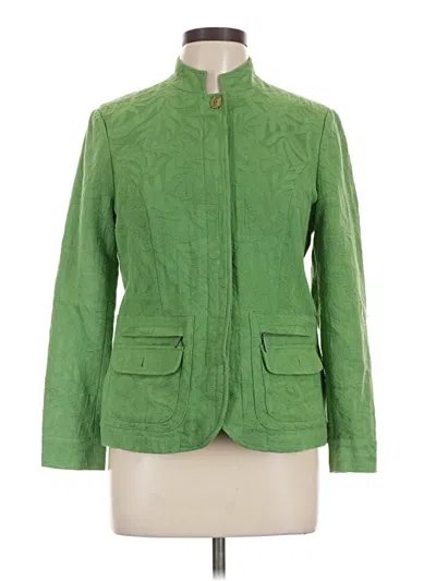 Pre-owned Coldwater Creek Jacket In Green
