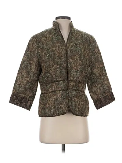 Pre-owned Coldwater Creek Jacket In Green