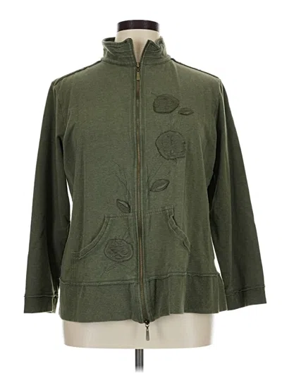 Pre-owned Coldwater Creek Jacket In Green