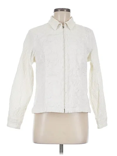 Pre-owned Coldwater Creek Jacket In Ivory