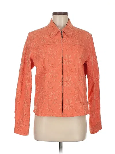Pre-owned Coldwater Creek Jacket In Orange