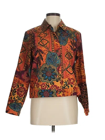 Pre-owned Coldwater Creek Jacket In Orange