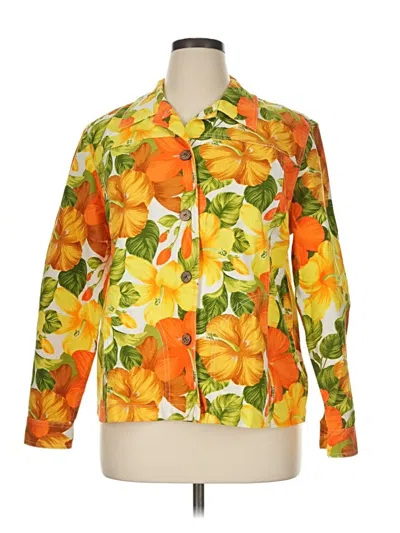 Pre-owned Coldwater Creek Jacket In Orange
