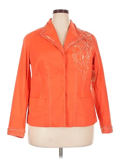 Pre-owned Coldwater Creek Jacket In Orange