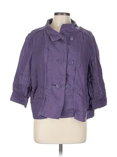 Pre-owned Coldwater Creek Jacket In Purple