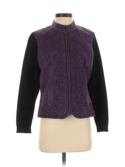 Pre-owned Coldwater Creek Jacket In Purple