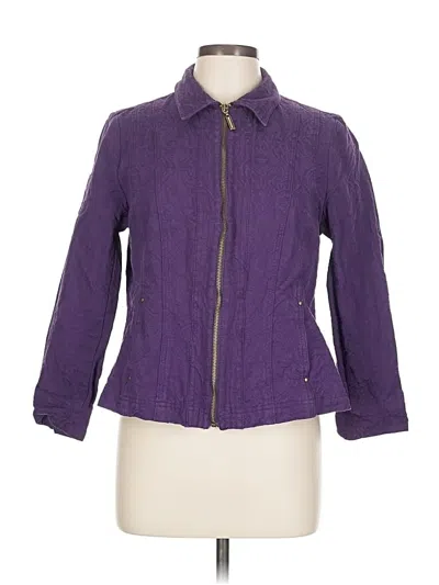 Pre-owned Coldwater Creek Jacket In Purple