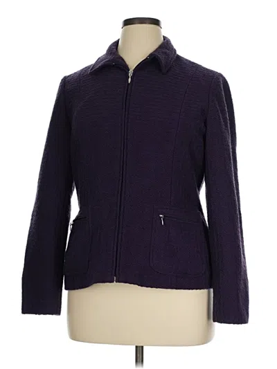 Pre-owned Coldwater Creek Jacket In Purple