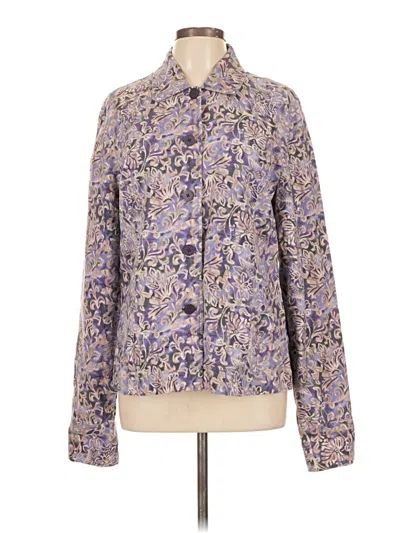 Pre-owned Coldwater Creek Jacket In Purple