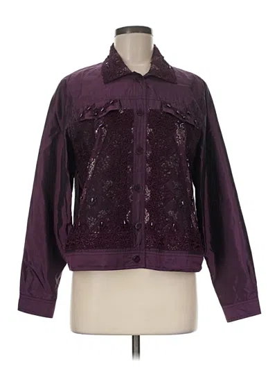 Pre-owned Coldwater Creek Jacket In Purple