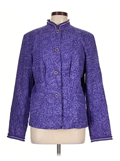Pre-owned Coldwater Creek Jacket In Purple