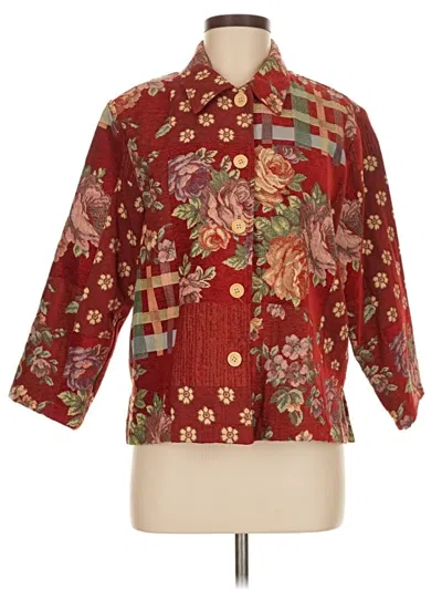 Pre-owned Coldwater Creek Jacket In Red
