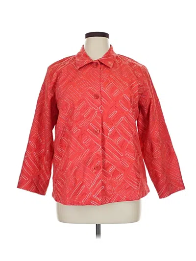 Pre-owned Coldwater Creek Jacket In Red