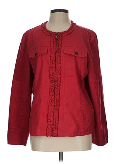 Pre-owned Coldwater Creek Jacket In Red