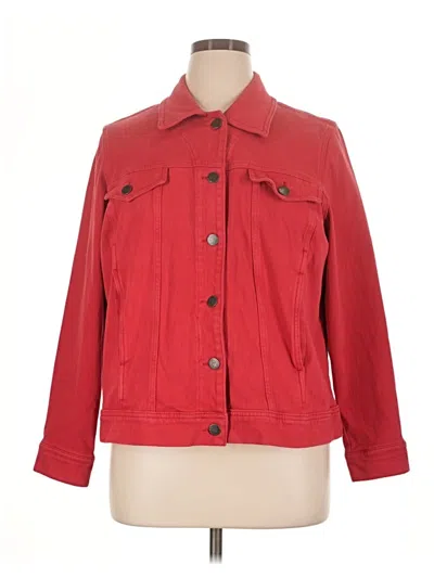 Pre-owned Coldwater Creek Jacket In Red