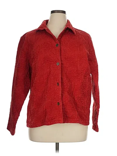 Pre-owned Coldwater Creek Jacket In Red