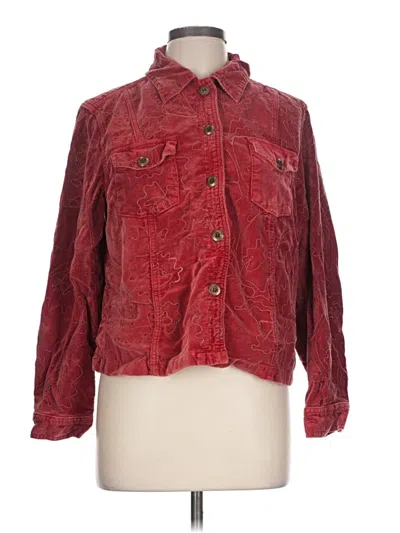 Pre-owned Coldwater Creek Jacket In Red
