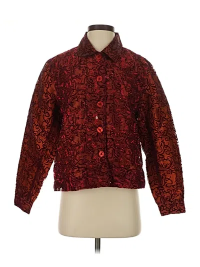Pre-owned Coldwater Creek Jacket In Red
